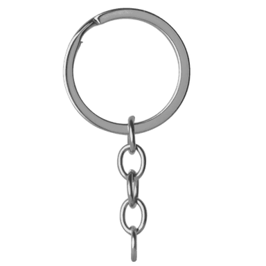 Keychain ring and chain